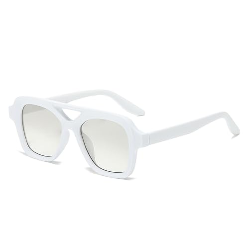 Lunettes de soleil Double Bridges pour femmes et hommes, verres dégradés UV400 taille unique