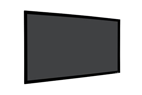 Image of Elite Screens Sable Frame StarBright 9, 156-inch Diag. 2.40:1 Cinemascope, 4K /8K Ultra HD Ceiling Ambient Light Rejecting (CLR /ALR) Fixed Frame Projector Screen Movie Home Theater, ER156C-SB9