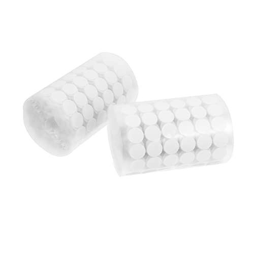 LALAFINA 1000 Pairs Sticky Dots Adhesive Tape Nylon Adhesive Dots for Classroom Home School