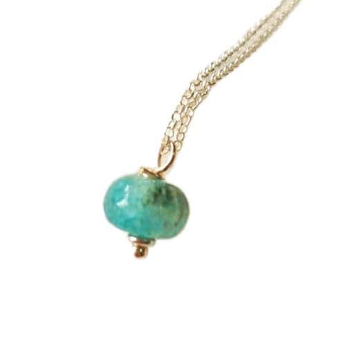 Collier agate verte en argent 925, le cadeau spirituel idéal de 45 cm
