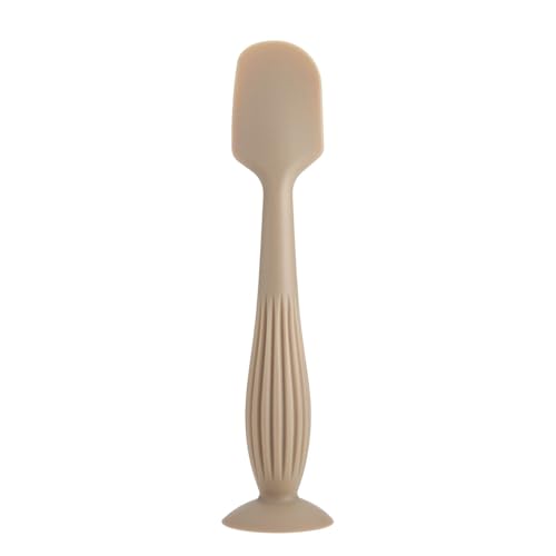 Portable Baby Diaper Cream Applicator Tool Soft Silicone Spatula with Convenient Suction Base for Infant Butt Care