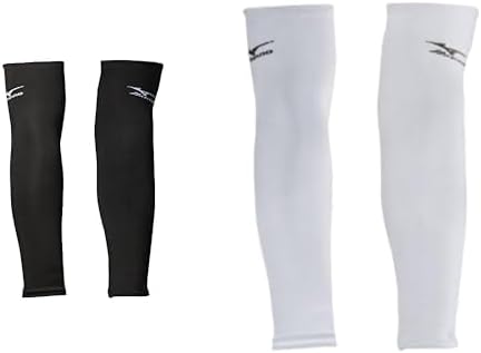 Mizuno Arm Sleeves, Black, OSFM Arm Sleeves, White, OSFM