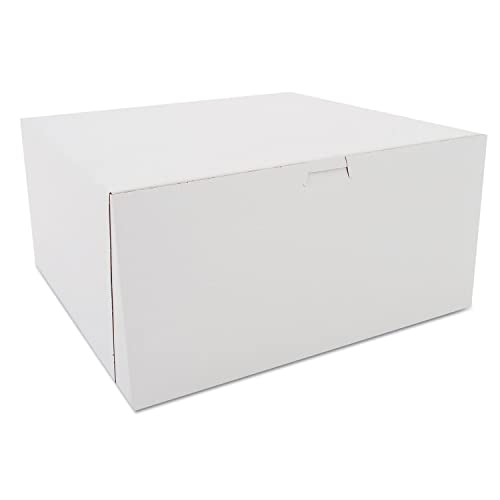 Southern Champion SCH 0989 12X12X6 Plain White Box Bakery 50/Case SCH 0989 #1