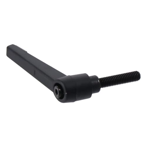 Image of 5pcs M6 x 25mm Handle Adjustable Clamping Lever Thread Push Button Ratchet Male Threaded Stud Knobs Rotating Screw Handles Quick Release Bolt