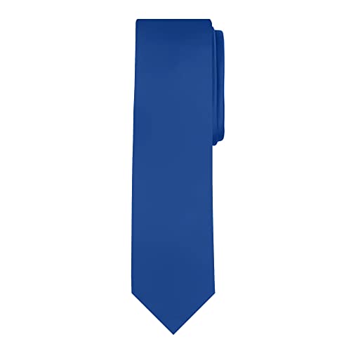 Image of Jacob Alexander Men's Slim Width 2.75 inch Solid Color Tie