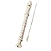 soprano recorder instrument Recorder Flute White Eight-hole Recorder Student Beginner Entry General Musical Instrument