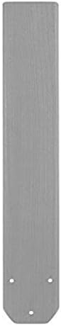 Fanimation Levon Custom Blade (Set of 8) 0.39 Inch Tall and 52 Inch Wide with Brushed Nickel Finish