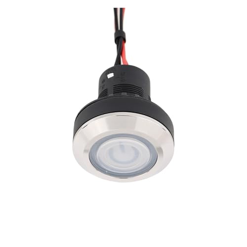 Interrupteur bouton-poussoir 22mm avec fil pour commande 12V 220V