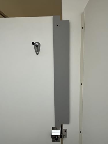 Image of StallPlus Restroom Privacy Gap Guard | Improves Privacy in Restroom Stalls | Eliminates Gaps at Restroom Stall Doors & Corners | 4pack (Gray)