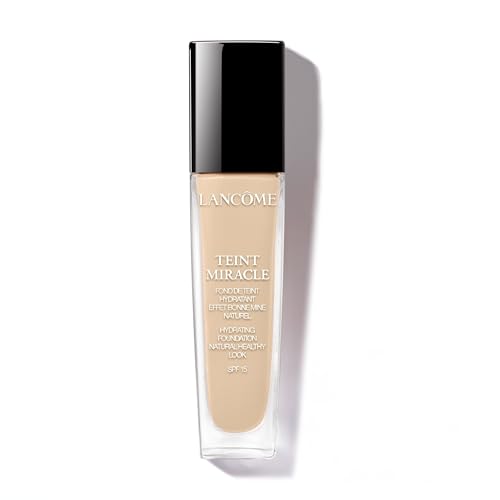 Lancôme Teint Miracle 01 Beige Albatre, feuchtigkeitsspendende Foundation in Beige mit mittlerer Deckkraft, langanhaltender Glow, 30ml