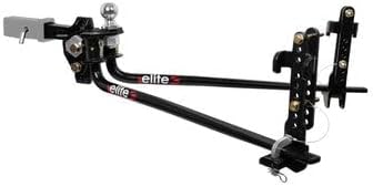 Weight Distribution Hitch | Elite-S | Round Bar | 1400 lb Tongue Weight | 14,000 lb Max Trailer Weight | Built-In Sway Control | Includes Shank & 2-5/16 Inch Hitch Ball