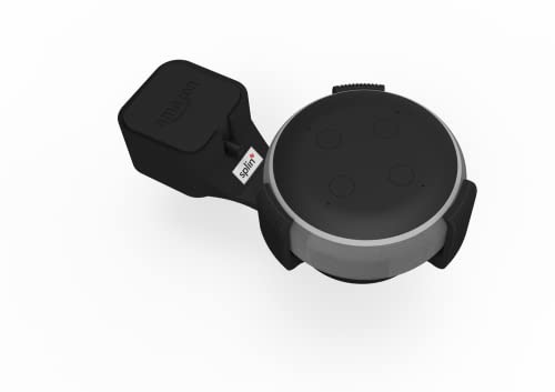 Suporte All in one de Tomada para Amazon Alexa Echo Dot 3 modelo clássico (preto)