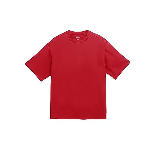 Image of Free Authority Loose Fit Solid Black Tshirt for Men