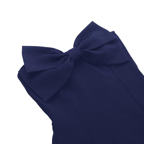 Image of JUMISEE Women's Elegant Bow Strapless Homecoming Dress A Line Swing Tube Mini Dress Short Evening Party Prom Dress