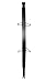 gearup BUA Aluminum Floor to Ceiling Storage Rack, Black