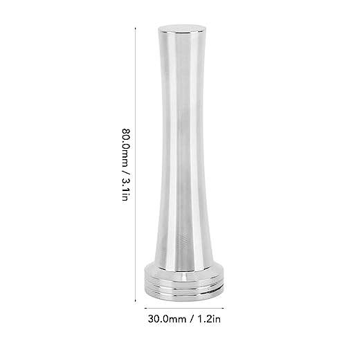 Tamper de café de 30 mm en acero inoxidable para cápsulas Nespresso e Illy 5