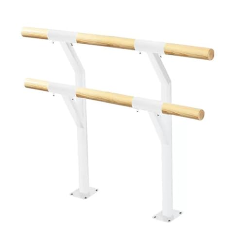 Barre de ballet portable réglable blanche 100 cm pour danse et étirements