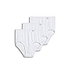 Jockey-Womens-Plus-Size-Elance-Brief-3-Pack Jockey Women's Underwear Plus Size Elance Brief - 3 Pack, White, 9