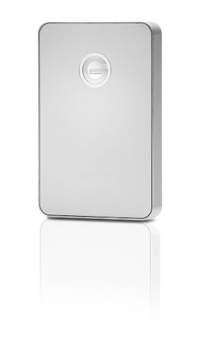 G-Technology G-DRIVE mobile 1TB Portable FireWire and USB 3.0 Drive for Time-Machine (Silver) (0G02391)