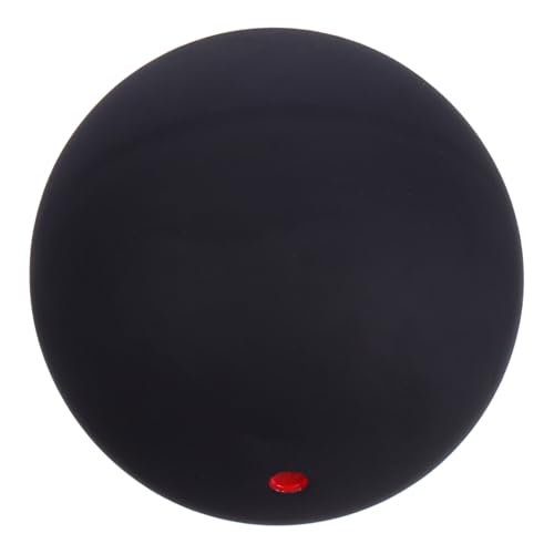 Garneck Compact General Squash Training Ball Single Dot Portable Size Enhance Skills Made of Lightweight Rubber