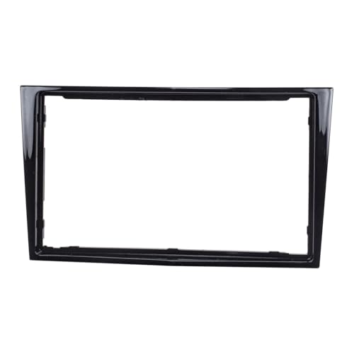 tomzz Audio 2439-139 Cadre Radio Double DIN Compatible avec Opel Antara Astra H Zafira B Corsa D Tigra Pianolack Noir