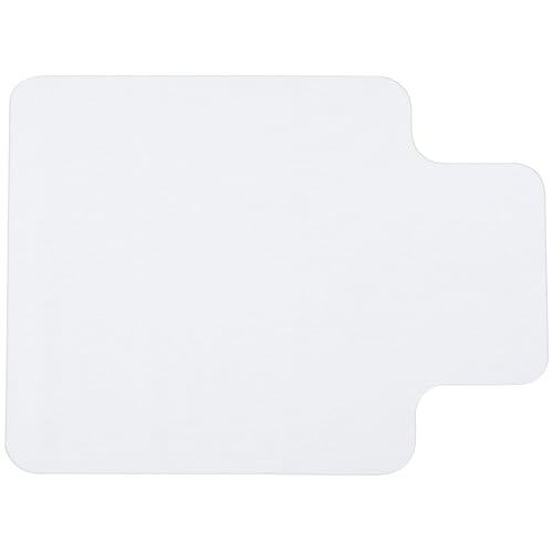 HOMCOM Tappetino per Sedia Ufficio Trasparente, Tappeto Salvapavimento Antiscivolo in Plastica Multiuso per Parquet e Pavimenti Duri, 90x120cm