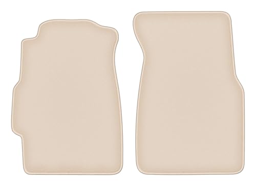 Tapis de sol avant velours compatible Honda Civic VI Berline 1995-2001 beige Fortuna