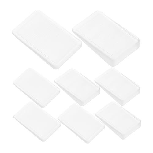 POPETPOP 8Piezas Cuñas Niveladoras Ajustables Muebles de Patas Niveladoras Estabilidad Mesas y Refrigeradores Uso Práctico