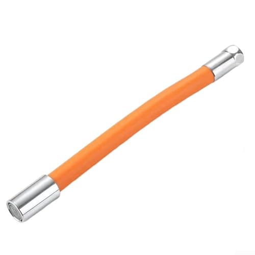 Tubo de extensión de grifo con construcción de silicona resistente a salpicaduras para aplicaciones de cocina y baño (30 cm)