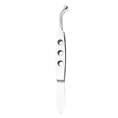 Gogogmee Stainless Steel Eyelid Tweezer for Women Gland Forceps Head Design for Precision Eye Massage Unclog Glands Eye Fatigue Eyelid Care Tool
