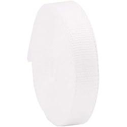 Persianas Alemanas Correa de persiana de 22/23 mm en blanco, 6 m, fabricada en Alemania, correa para persianas y persianas, correa de persiana maxi resistente y robusta, cinta de persiana estable