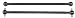HPI Racing 86058 Dogbone, 9 x 123mm, Black (2)