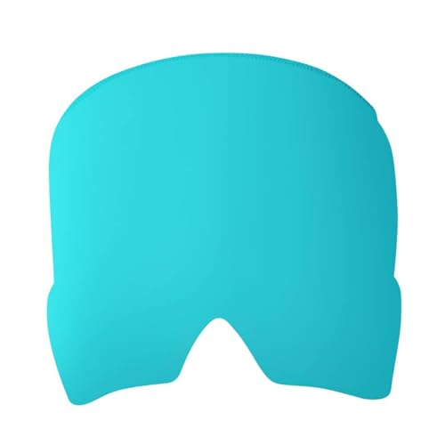 Aliviar La Tensión Y Dolore De Cabeza,Gorro De Gel Frio Migraña,Migrañas Gorro Gels,Gorro De Gel Para Migrañas Alivio,Reutilizable De Compresas Frias Calientes,Kühlmütze,Kopfschmerzen,Azul,Kiuiom