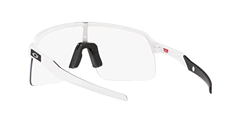 Oakley 0OO9463A94631939 Men'S Oo9463A Sutro Lite Low Bridge Fit Polarized Rectangular Sunglasses, Matte White/Clear To Black Photochromic thumb #5