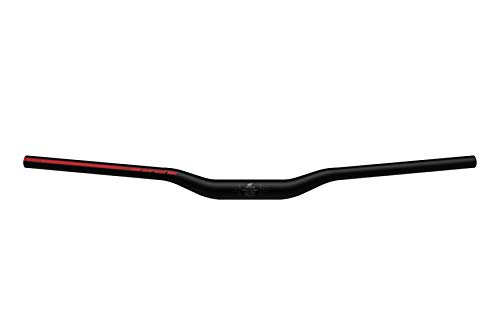 Spank Spoon 35 Bar (Clamp Diameter: 35mm, Length: 800mm, Black Red), Shotpeen Anodised, Mountain Bike Handlebar, Ideal for ASTM 5, All mountain, trail, free ride, E-Bike