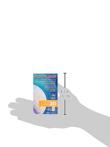 Image of AquaClear 30 Ammonia Remover Inserts, Aquarium Filter Replacement Media, A601, white, 4 oz
