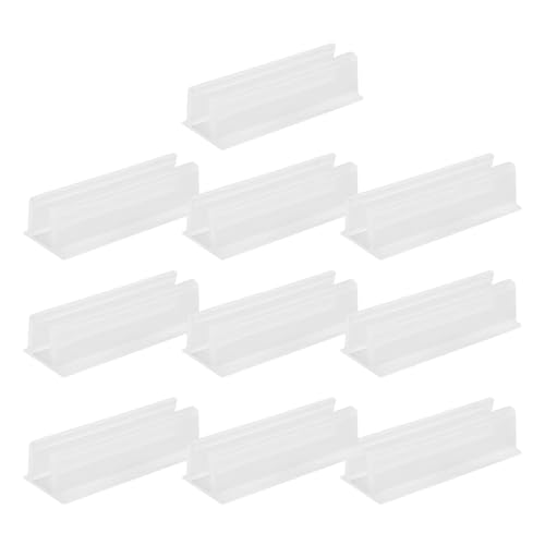 LED Strip Light Clips, Rope Clips, Neon Light Clasp, Clear Adhesive Brackets, Waterproof Design, Outdoor Indoor Use, 1.65x0.43x0