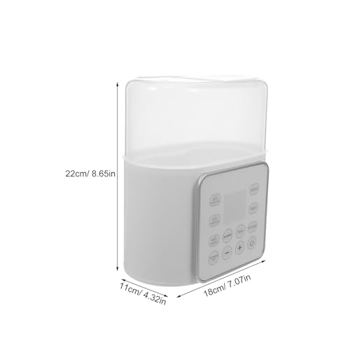 Chauffe-biberon double portable blanc 220V compatible multi-biberons - 2