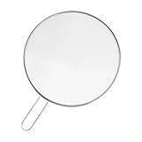 Stainless Steel Splatter Guard, 13-Inch Silver Grease Splatter Guard for Frying Pan, Cooking Pots, and...