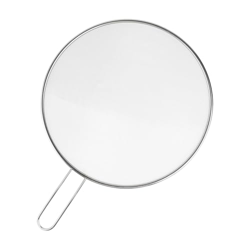 Stainless Steel Splatter Guard, 13-Inch Silver Grease Splatter Guard for Frying Pan, Cooking Pots, and Skillets - Ideal for Kitchen and Dining Room Use