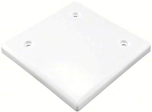 JR Products Square Corner Slide-Out Extrusion Cover - Polar White