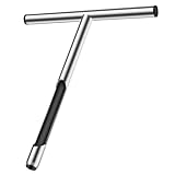 OSALADI Bodenprobenentnahmesonde aus Edelstahl 31X15cm mit T Griff Kompakte Bodensonde für Garten Landwirtschaft und Golfplatz Langlebiges Bodenprobenahmewerkzeug