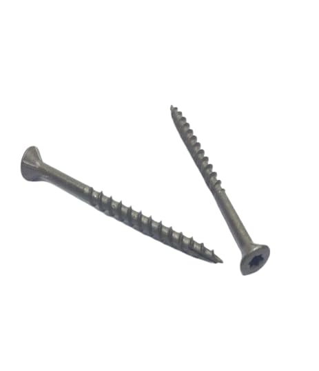 XT1040W #10 X 4" WAR Coat Drywall/Deck Screws Torx/Star Drive 800/BOX for DIY Real Men