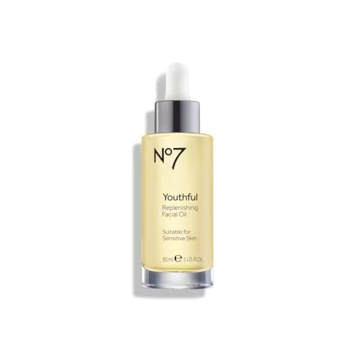 Boots No7 Youthful Replenishing Facial Oil 30ml-FOR ALL SKIN TYPES-GIVES MORE RADIANT LOOKING SKIN IN 4 WEEKS