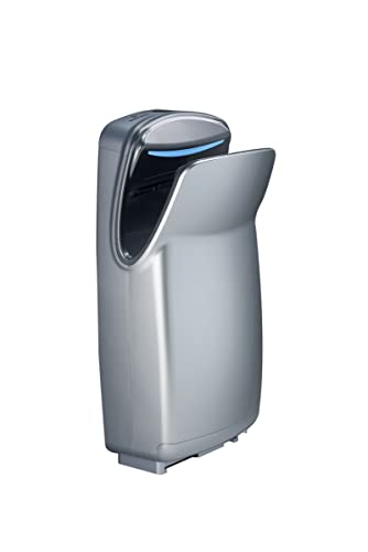 World Dryer V-649A Vmax Vertical Hand Dryer, 110-120V, High-Impact Abs Cover In Silver #TOP6