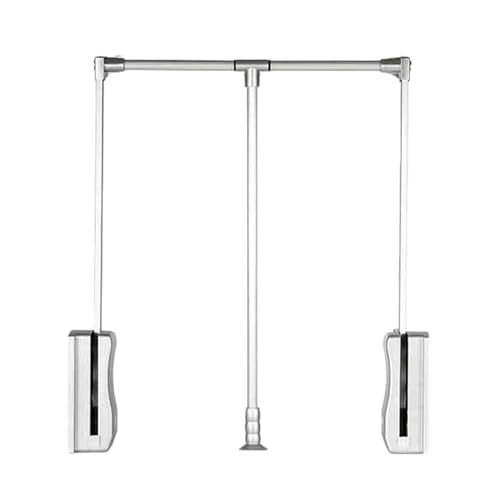 Tringle de penderie rabattable pour optimiser les petits espaces de rangement