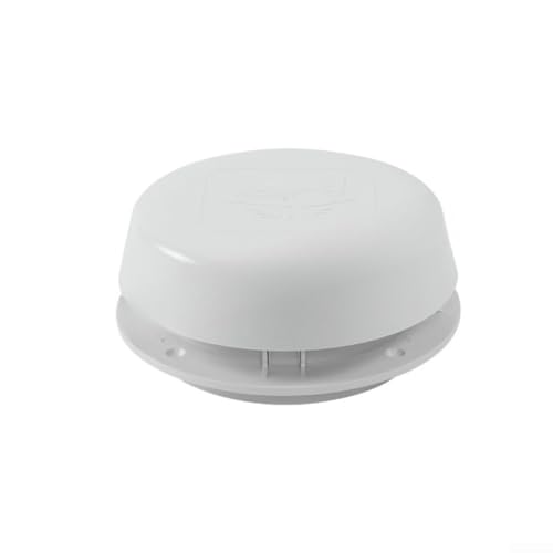 Salida de aire de techo de hongos para RV, cubierta de techo estática para remolque de caravana, cubierta de ventilación resistente al viento de perfil bajo resistente al amarilleamiento (con intranet