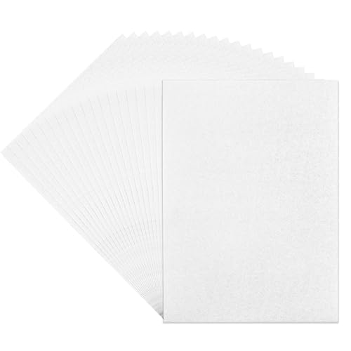 WHOLGMZY 36 Pieces Shrink Plastic Sheets Clear Shrink Paper Shrink Art Paper for Kids Crafts Keychain DIY Jewelry Making (7.9 X 5.7 inch)