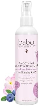 Babo Botanicals, Detangler Instantly Smooth Berry Primrose, 8 Fl Oz