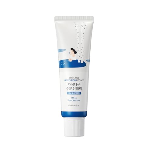 ROUND LAB Birch Juice Moisturizing UV LOCK SPF 45, 1.69 Fl Oz, Hy...
